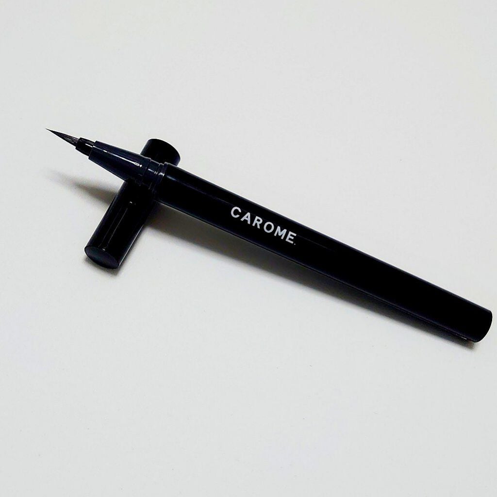 ウォータープルーフ リキッドアイライナー/CAROME./リキッドアイライナーを使ったクチコミ(2枚目)