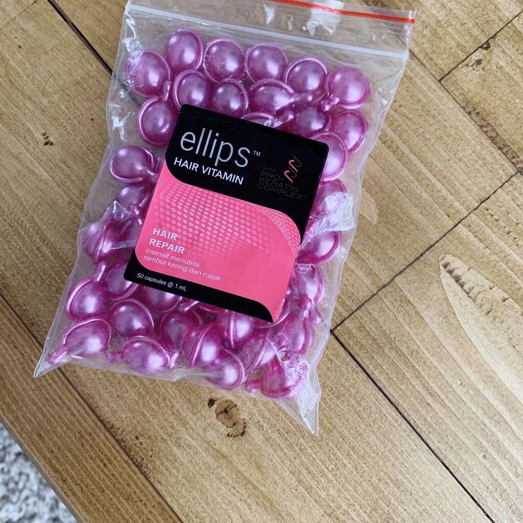 ヘアーオイル【トリートメント】/ellips/ヘアオイルを使ったクチコミ(1枚目)