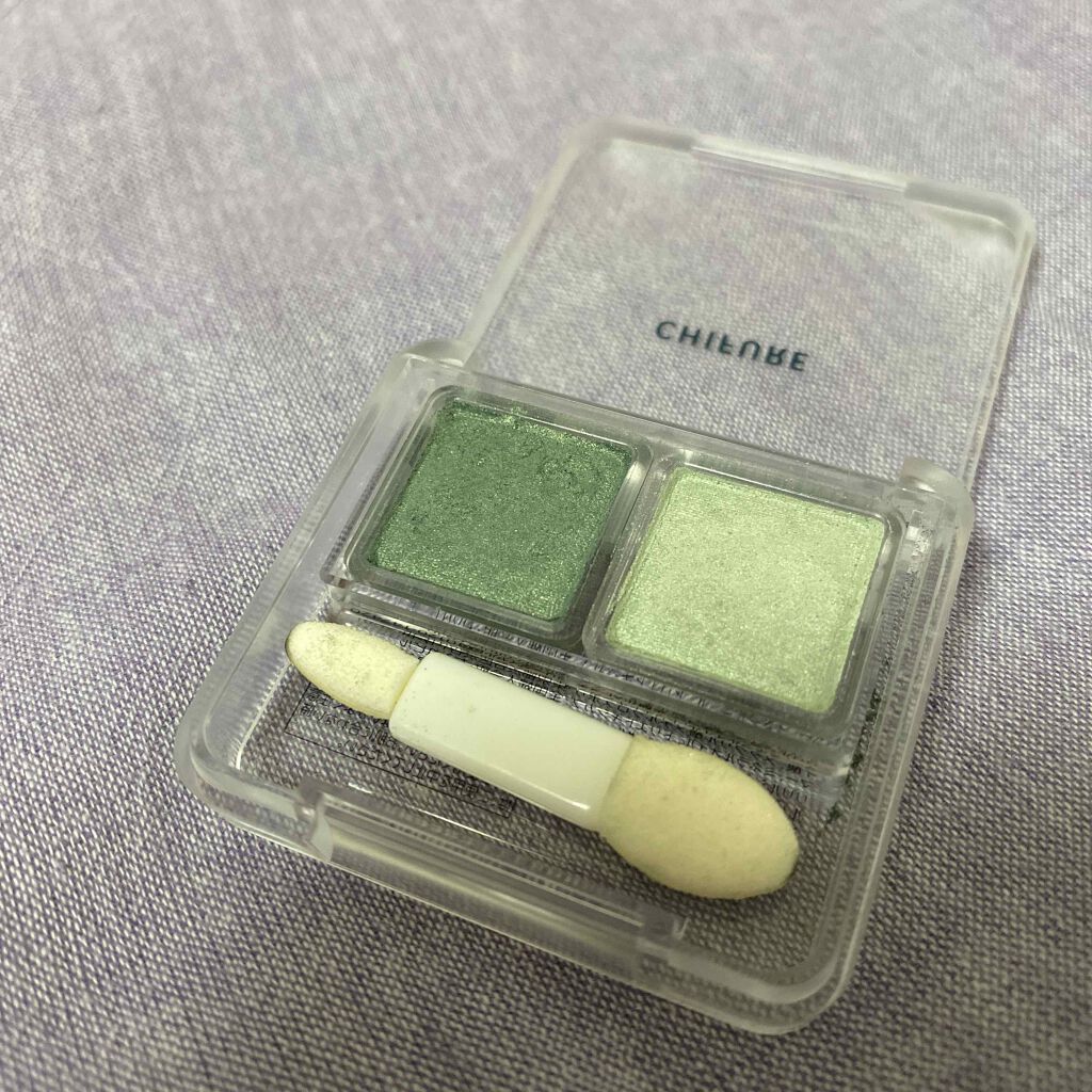 ツイン カラー アイシャドウ/ちふれ/アイシャドウパレットを使ったクチコミ（1枚目）