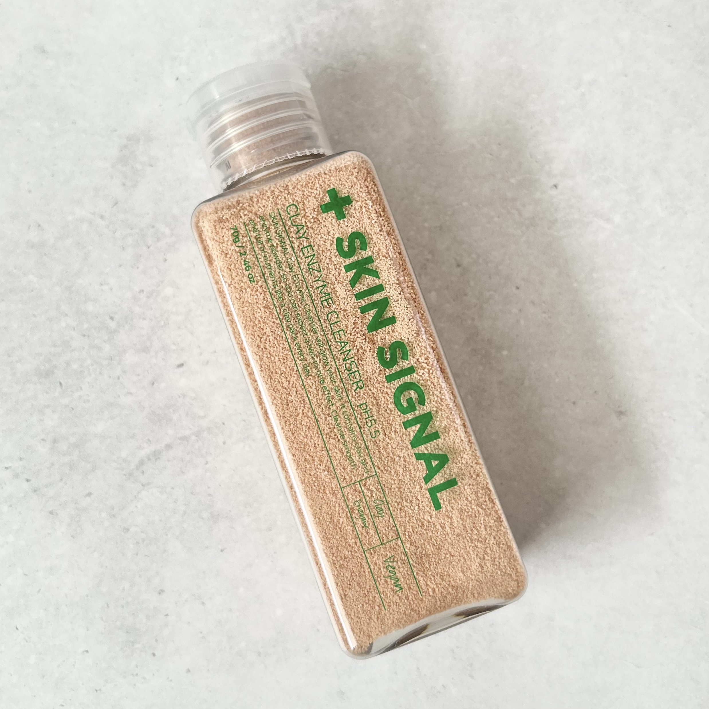 ピンククレイ酵素クレンザー/SKIN SIGNAL/洗顔パウダーを使ったクチコミ（1枚目）