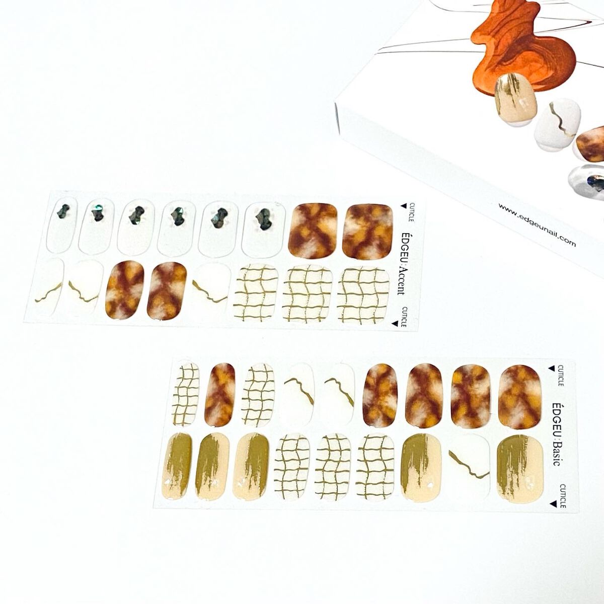 EDGEU ジェルネイルシール/EDGEU/ネイルシールを使ったクチコミ（3枚目）