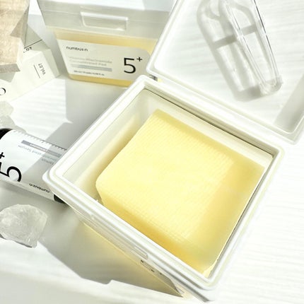 5番 白玉グルタチオンCフィルムパッド/numbuzin/トナーパッドを使ったクチコミ(2枚目)