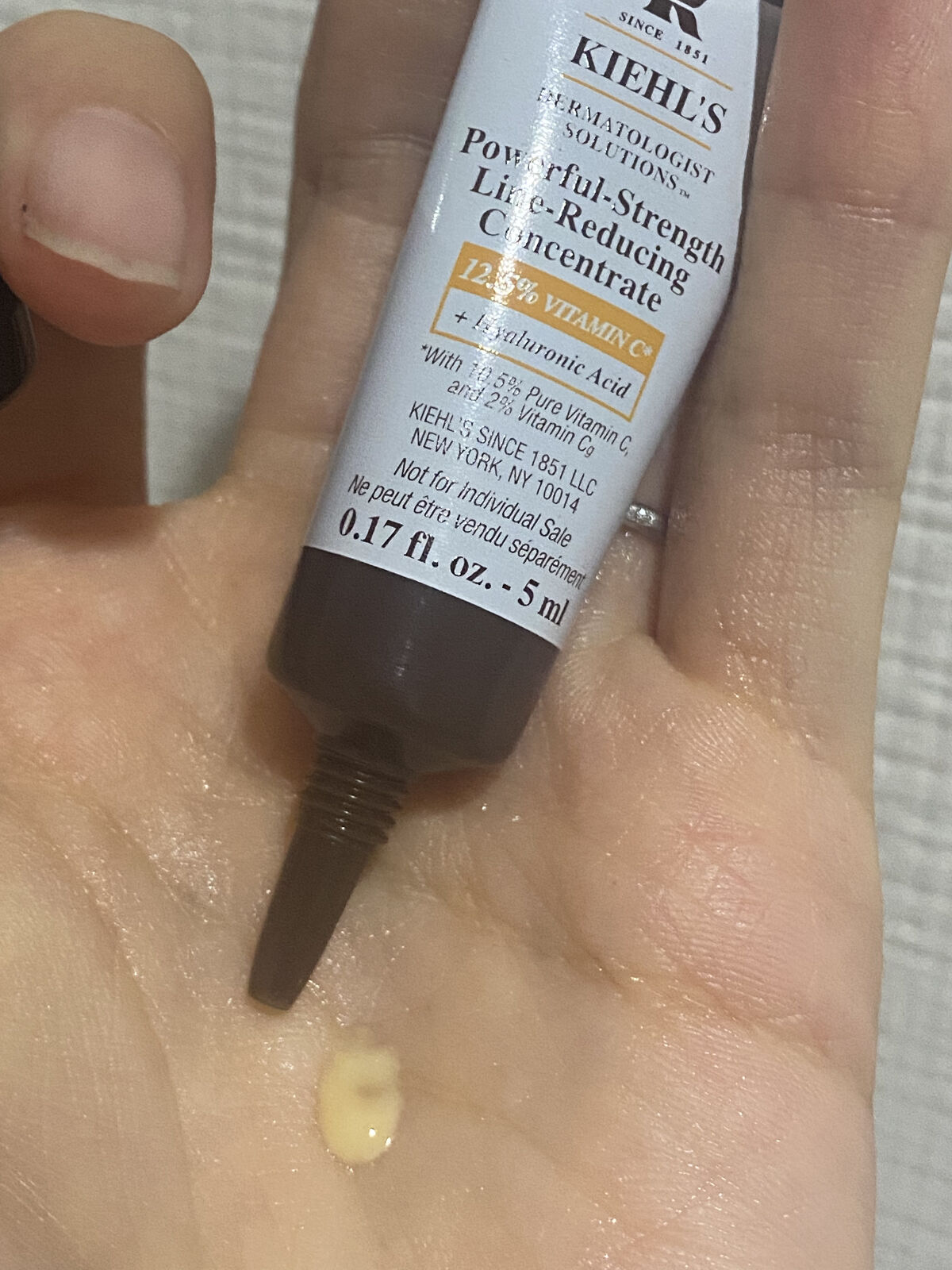 DS ライン コンセントレート 12.5 C/Kiehl's/美容液を使ったクチコミ（3枚目）