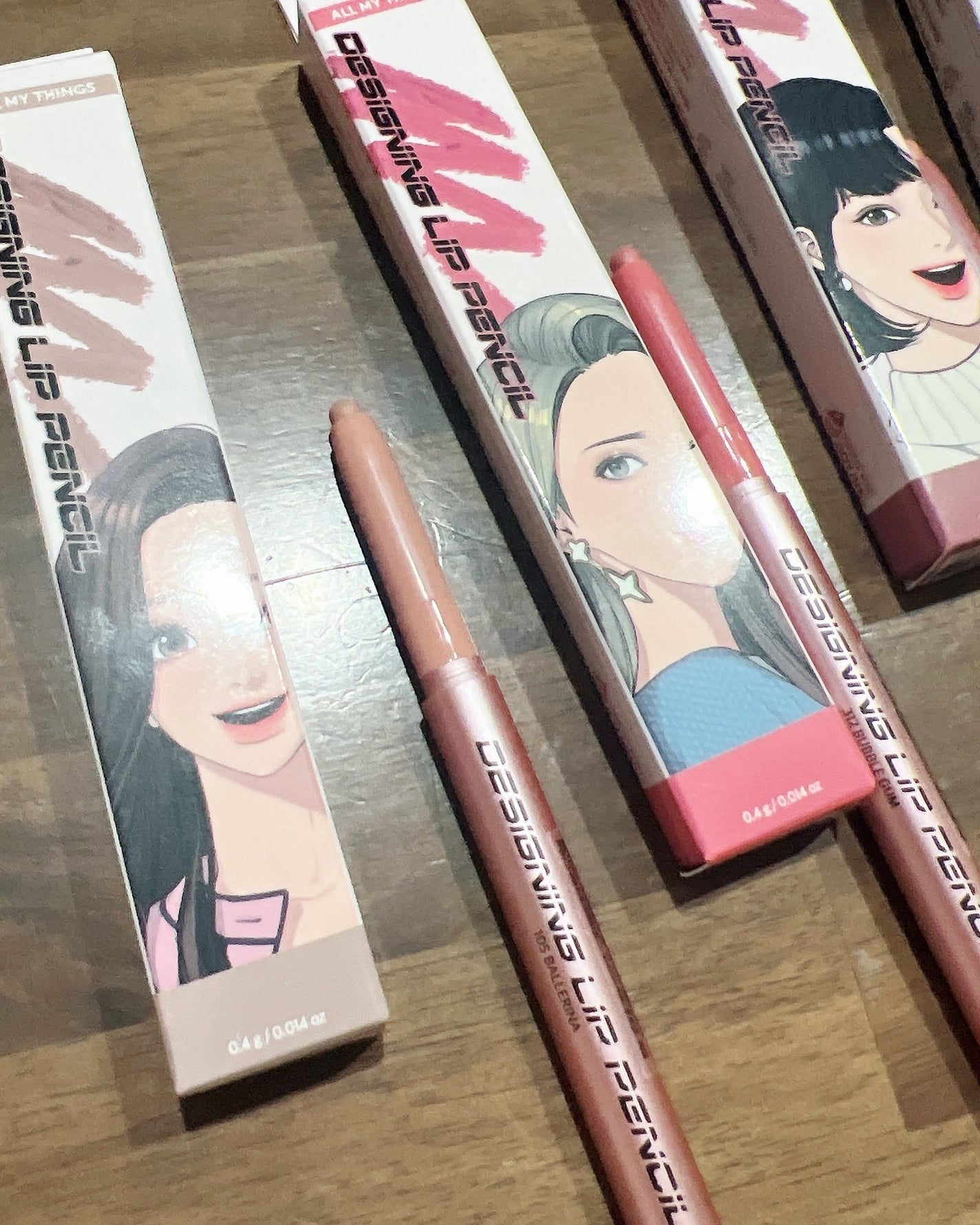 オールマイシングス トゥルービューティー デザイニング リップペンシル/all my things/リップライナーを使ったクチコミ(2枚目)