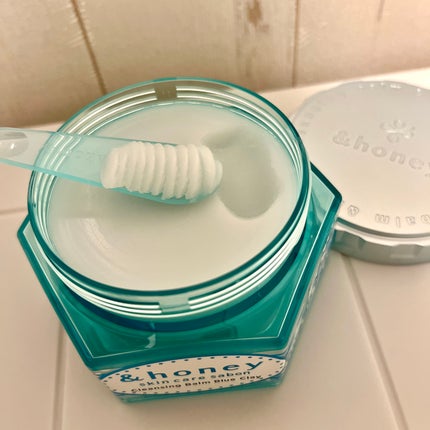 アンドハニー サボン クレンジングバーム ブルークレイ/&honey/クレンジングバームを使ったクチコミ(3枚目)