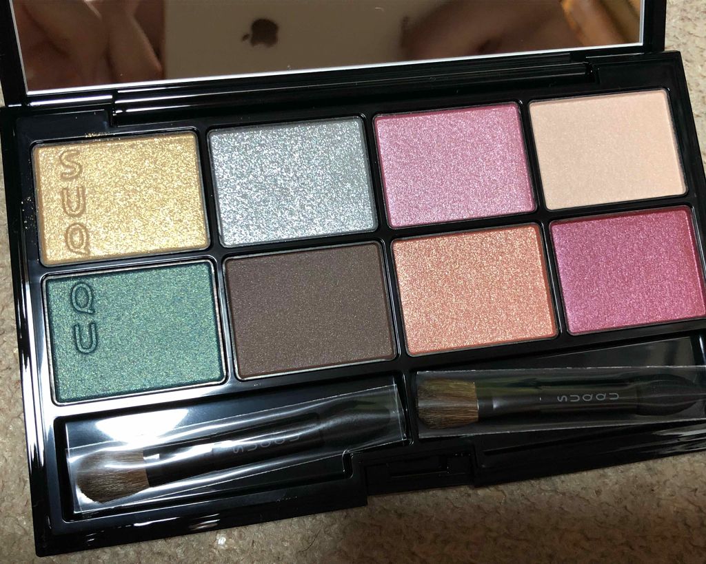 2018 クリスマス アイシャドウ コンパクト/SUQQU/アイシャドウパレットを使ったクチコミ(2枚目)