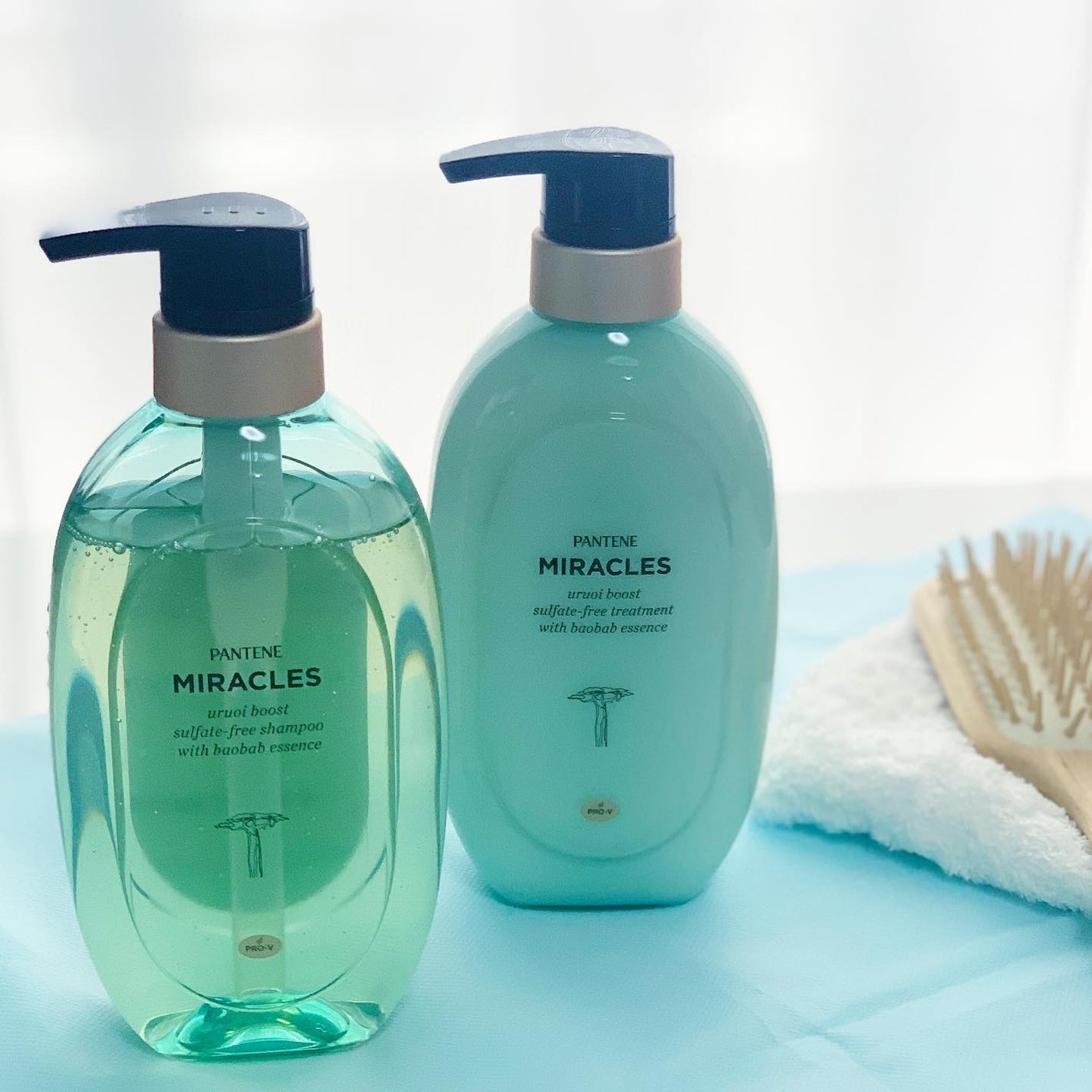 ミラクルズ うるおいブースト シャンプー/トリートメント/パンテーン/市販シャンプーを使ったクチコミ(1枚目)