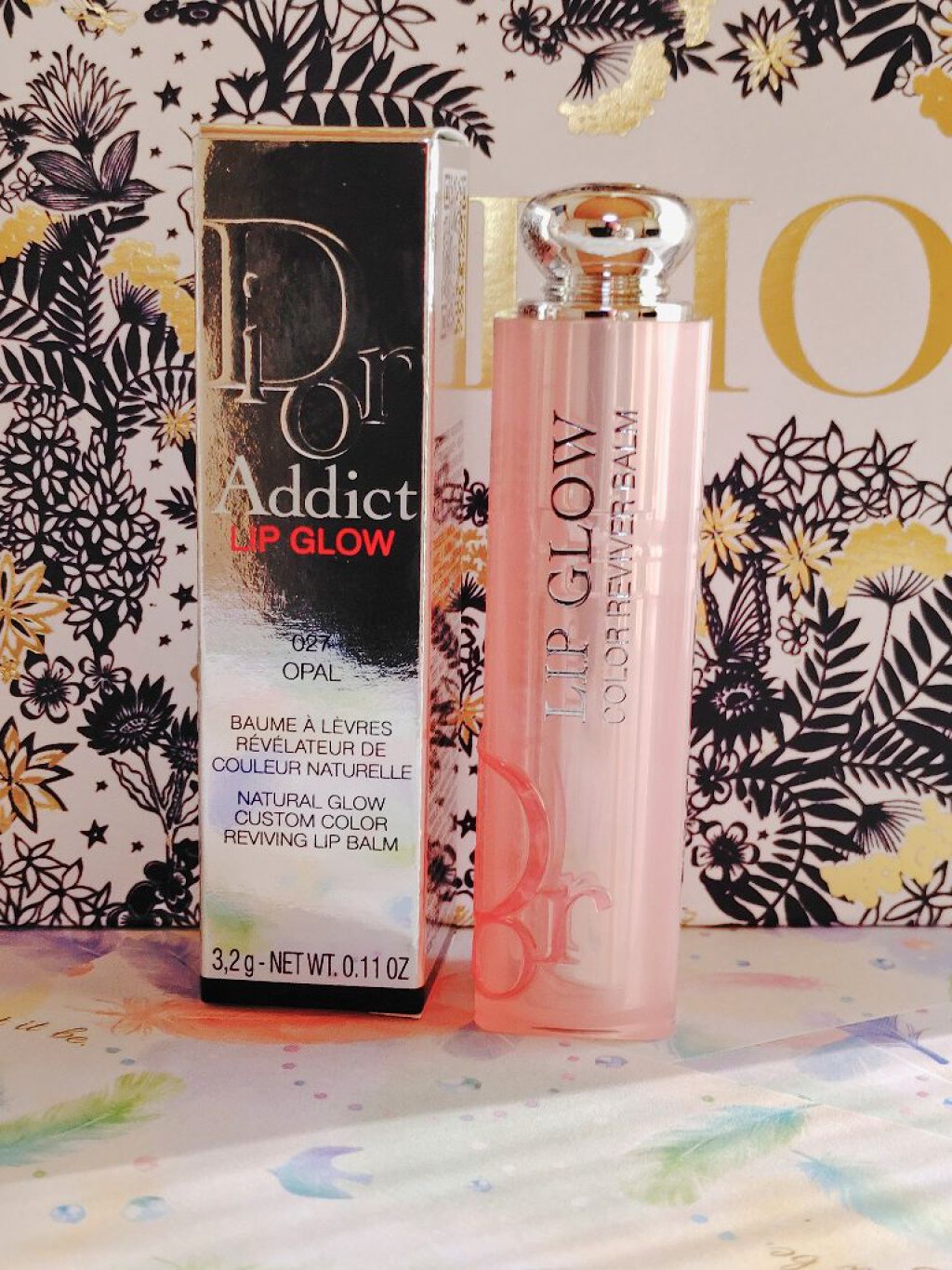 ディオール アディクト リップ グロウ 027 オパール (スプリング コレクション2022数量限定色)（生産終了）/Dior/リップバームを使ったクチコミ（1枚目）