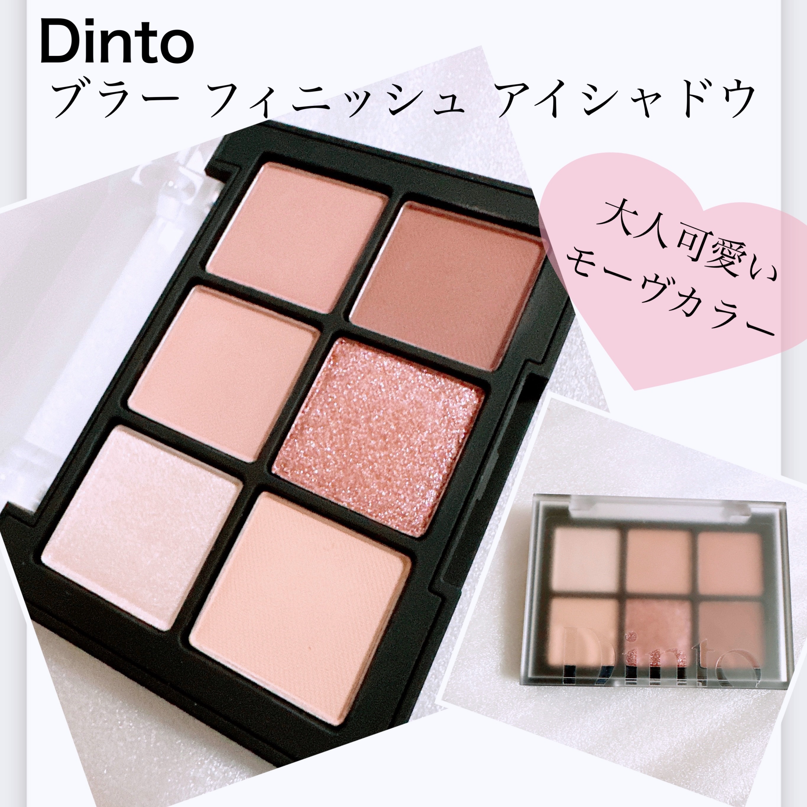 ブラーフィニシュシャドウパレット/Dinto/アイシャドウパレットを使ったクチコミ（1枚目）