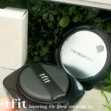 レイヤリングフィット グロークッションEX/TFIT/クッションファンデーションを使ったクチコミ(3枚目)