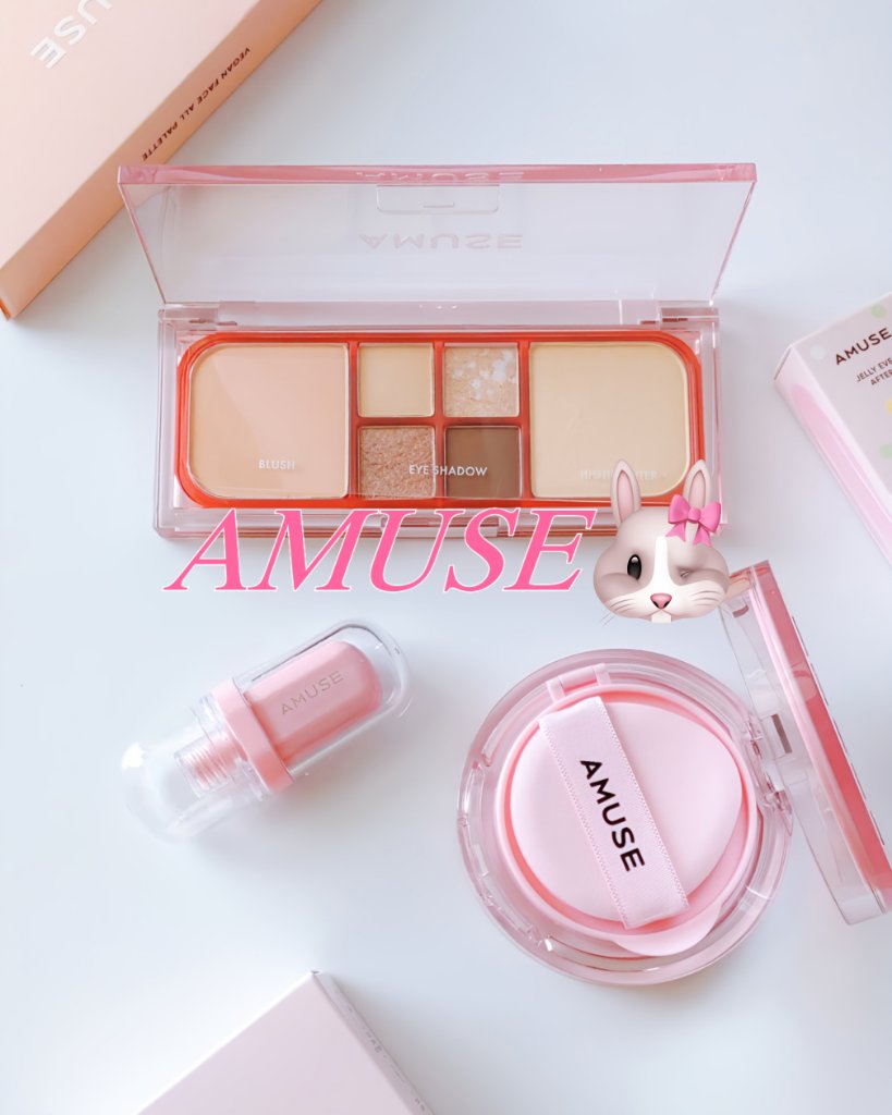 ヴィーガンフェイスオールパレット 01ムーングロウ/AMUSE/アイシャドウパレットを使ったクチコミ（1枚目）