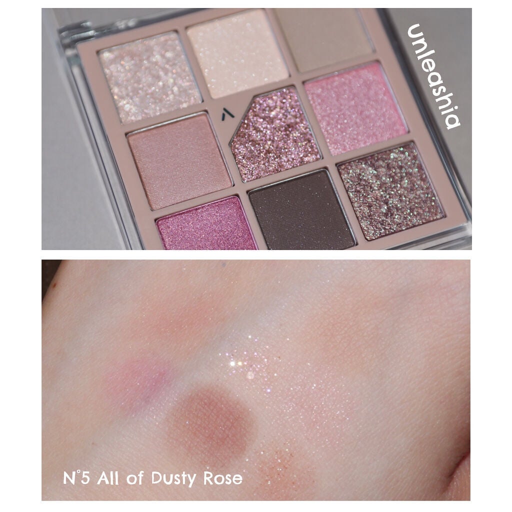 グリッターペディアアイパレット/unleashia/アイシャドウパレットを使ったクチコミ(1枚目)