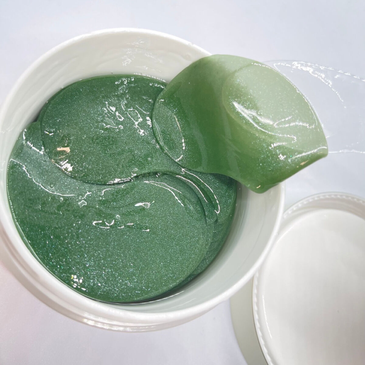 マッチャバイオームハイドロゲル アイパッチ/heimish/シートマスク・パックを使ったクチコミ（3枚目）