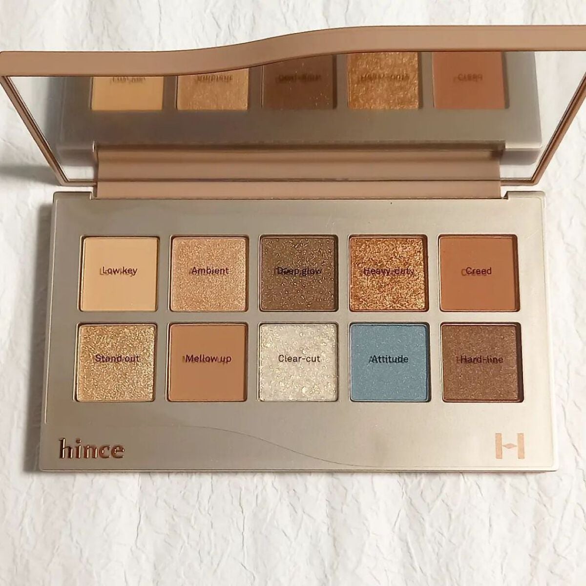 ニューデップスアイシャドウパレット/hince/アイシャドウパレットを使ったクチコミ(3枚目)