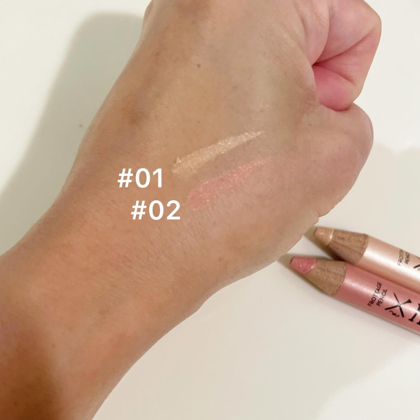 アートクラス フロッタージュペンシル #2 Rosy Dew(ロージーデュー)/too cool for school/スティックアイシャドウを使ったクチコミ（2枚目）