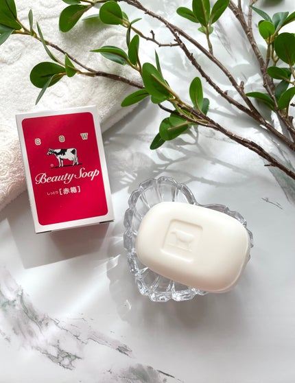 赤箱 (しっとり)/カウブランド/洗顔石鹸を使ったクチコミ(2枚目)