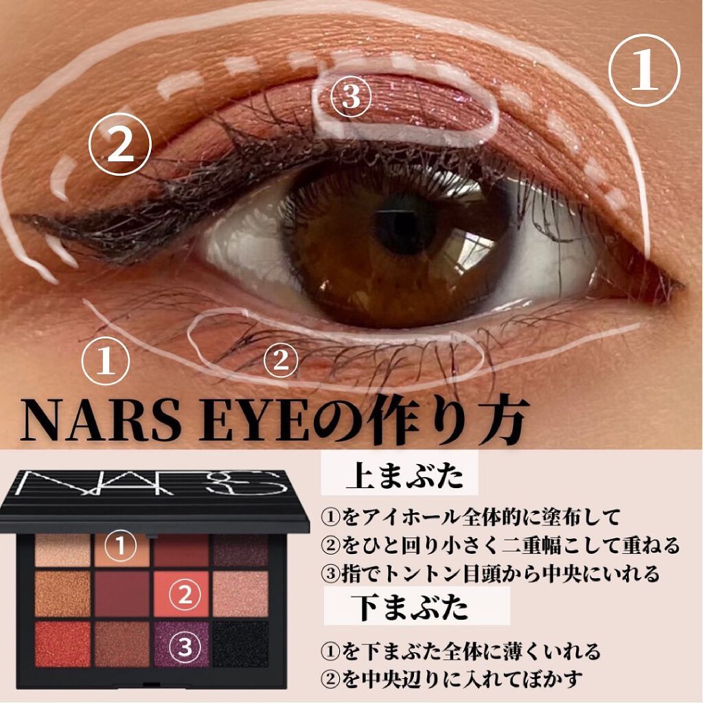 エクストリームエフェクト アイシャドーパレット/NARS/アイシャドウパレットを使ったクチコミ（3枚目）