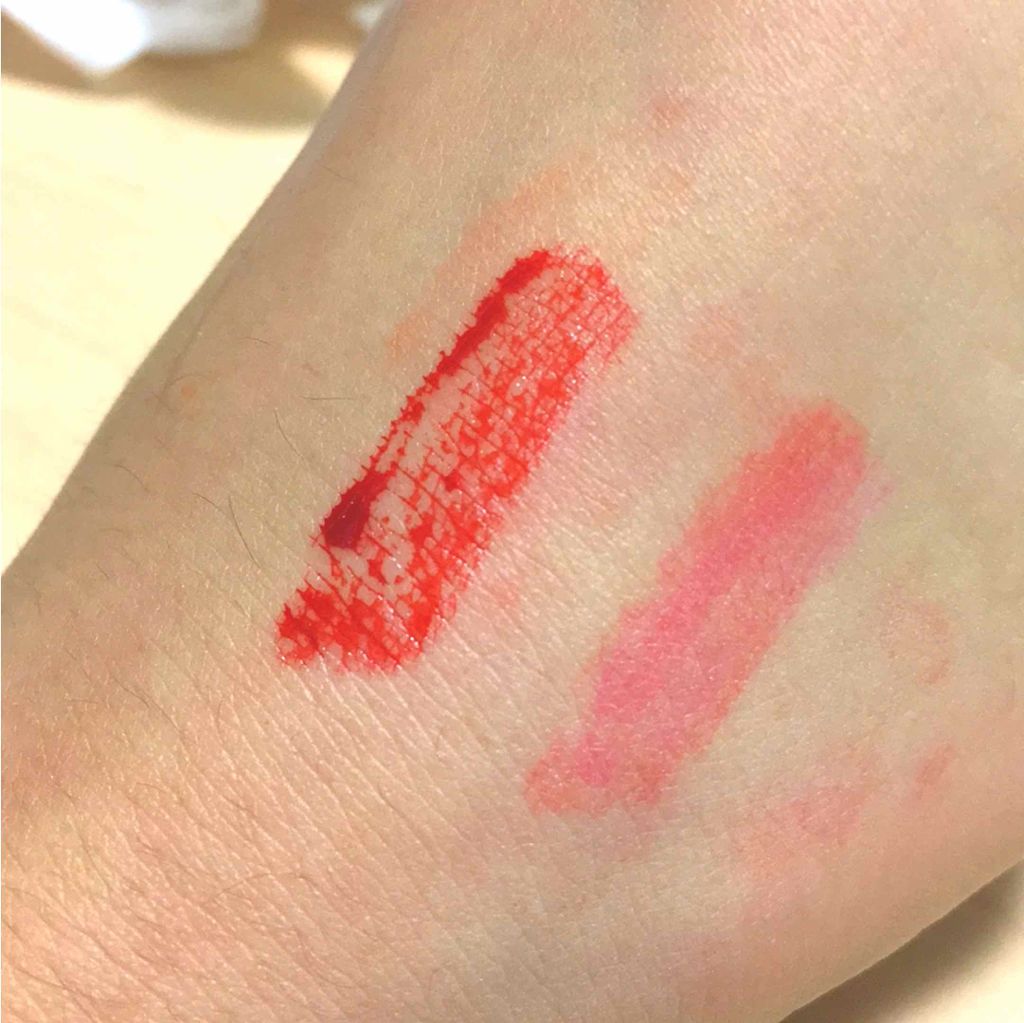 カクテルシェイクティント/ベビーピンク/リップティントを使ったクチコミ（2枚目）