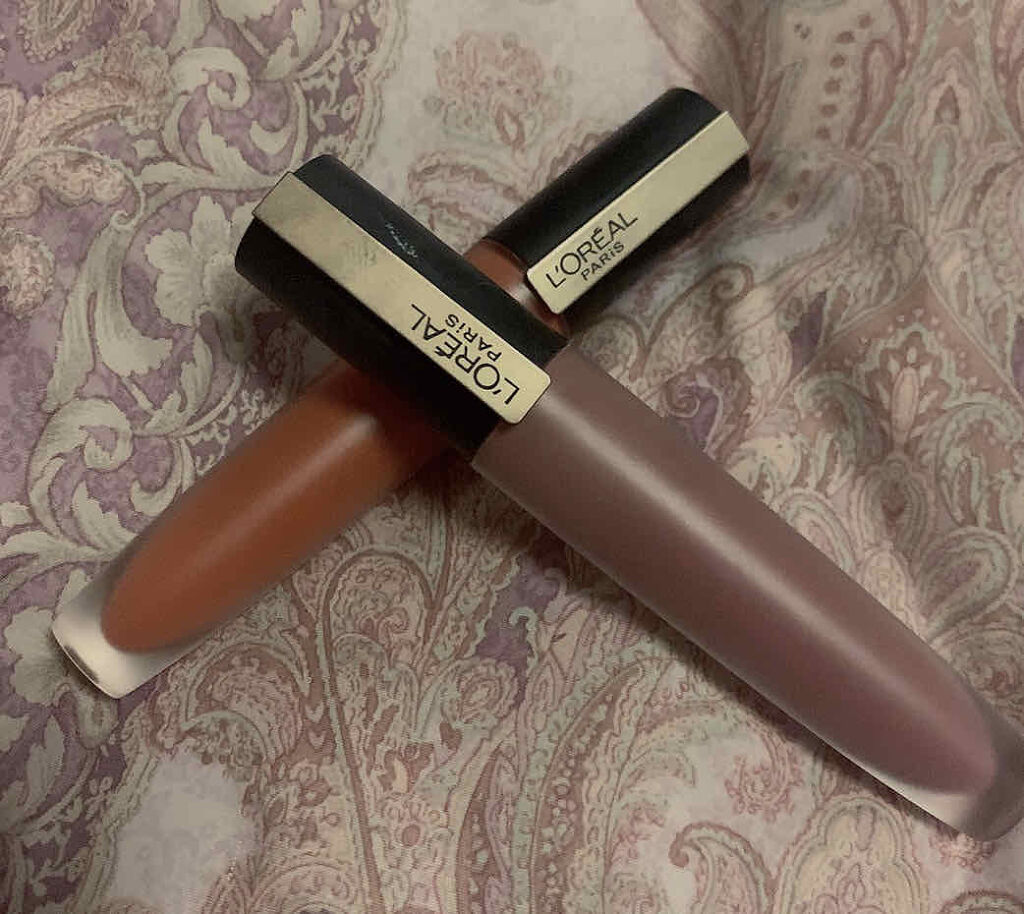 ルージュシグネチャー /ロレアル パリ/リップグロスを使ったクチコミ（1枚目）