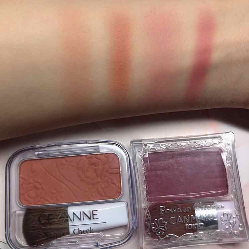 【旧品】パウダーチークス/キャンメイク/パウダーチークを使ったクチコミ(2枚目)