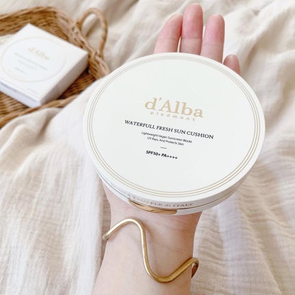 ウォータフルフレッシュサンクッション/ダルバ/日焼け止めローションを使ったクチコミ(1枚目)