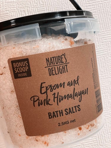 Epsom & Pink Himalayan Bath Salt/Natures Delight/入浴剤を使ったクチコミ（1枚目）