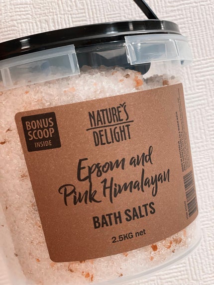 Epsom & Pink Himalayan Bath Salt/Natures Delight/無機塩系入浴剤を使ったクチコミ(1枚目)