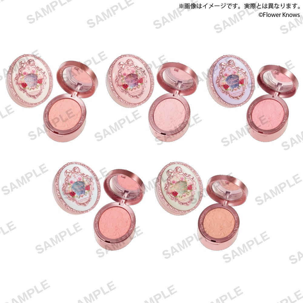 ミッドサマーフェアリーテイルズ コレクション ベルベットチークブラッシュ/FlowerKnows/パウダーチークを使ったクチコミ(5枚目)