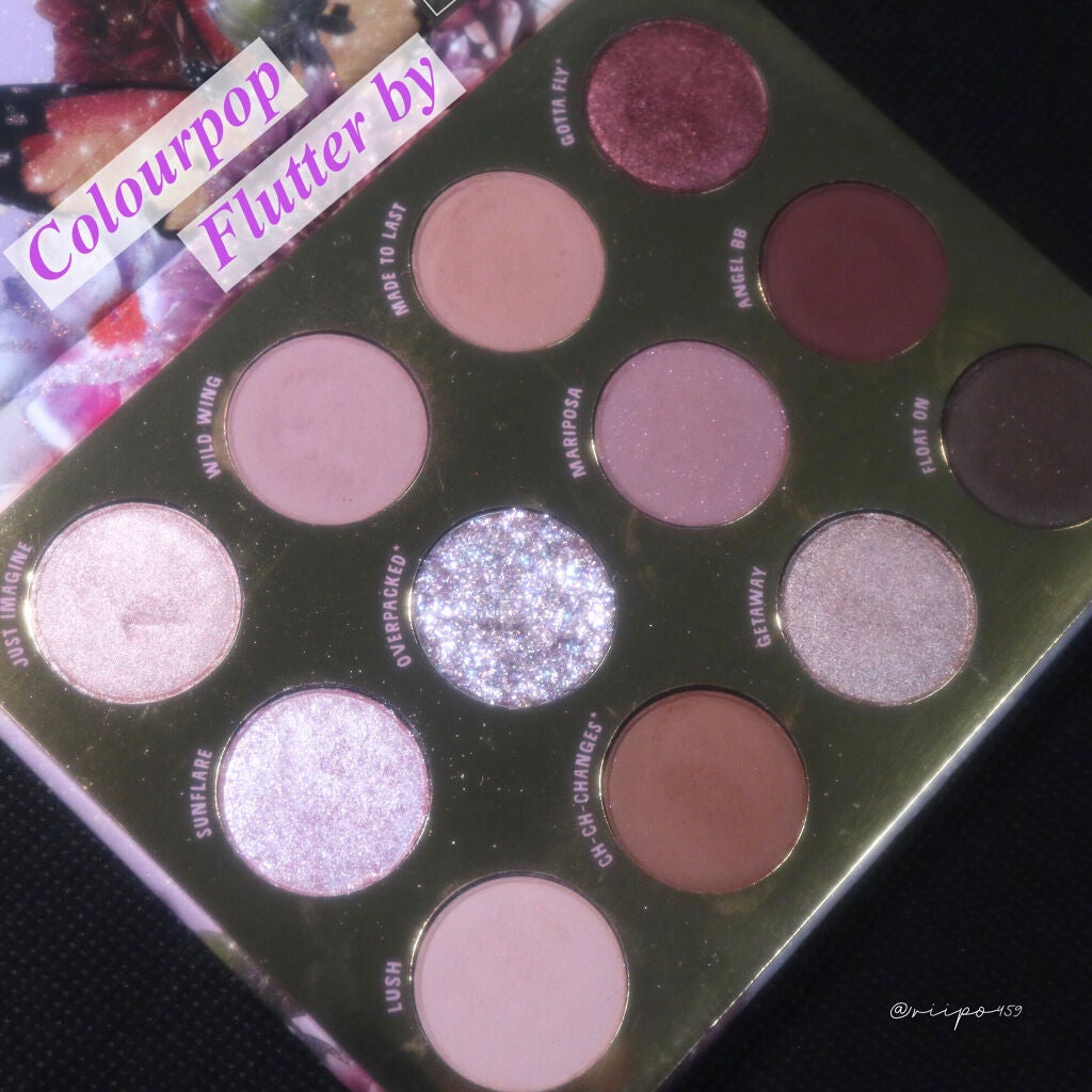 FLUTTER BY/ColourPop/アイシャドウパレットを使ったクチコミ(1枚目)