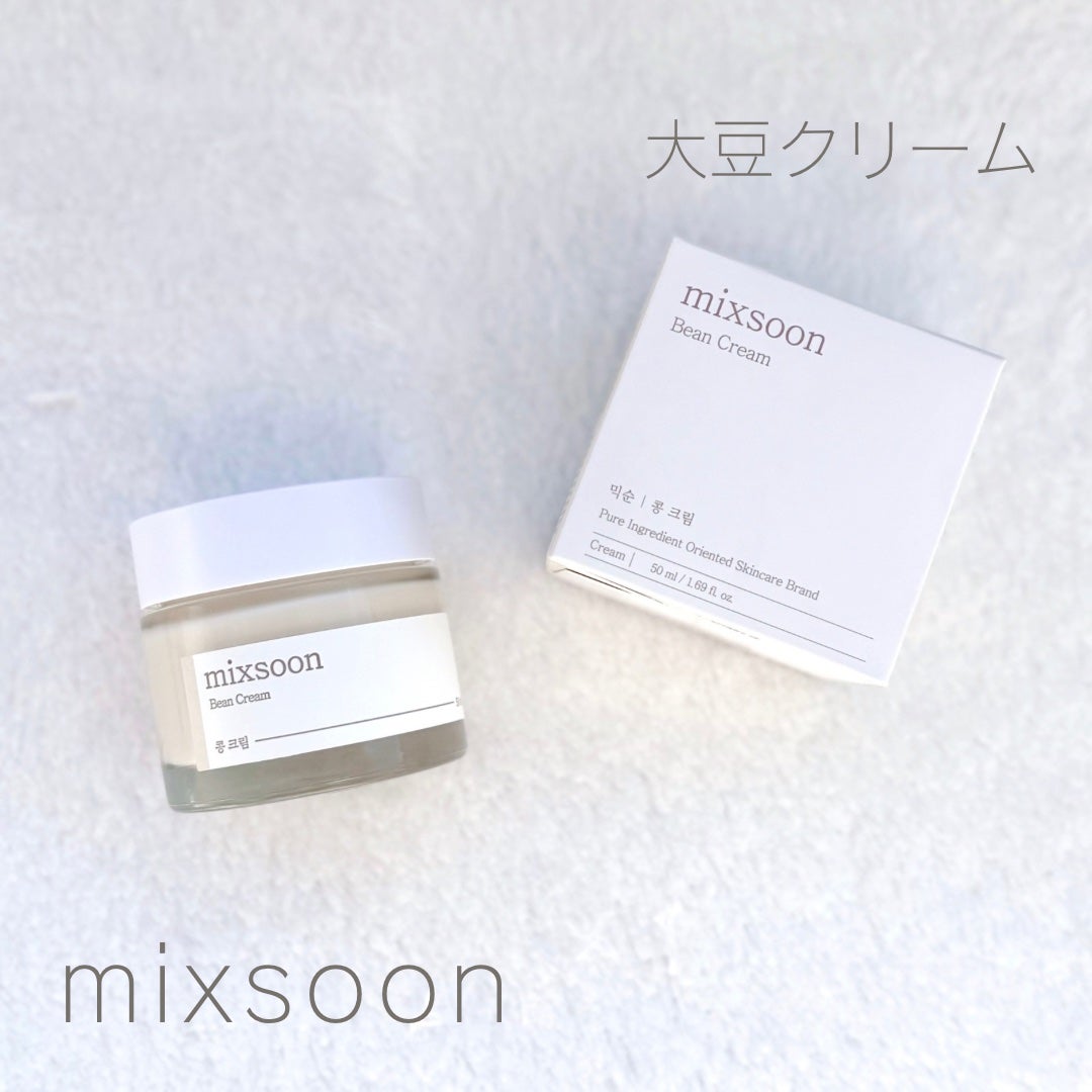 大豆クリーム/mixsoon/フェイスクリームを使ったクチコミ(1枚目)