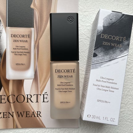 ゼン ウェア フルイド/DECORTÉ/リキッドファンデーションを使ったクチコミ(1枚目)