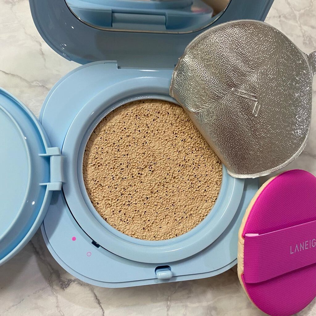 【2020ホリデーエディション】ネオクッション/LANEIGE/クッションファンデーションを使ったクチコミ（3枚目）