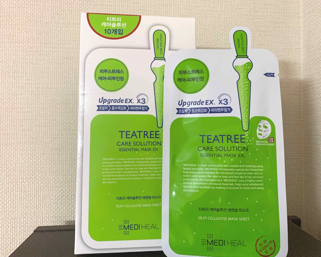 ティーツリーケアソリューション アンプルマスクJEX/MEDIHEAL/シートマスク・パックを使ったクチコミ(1枚目)