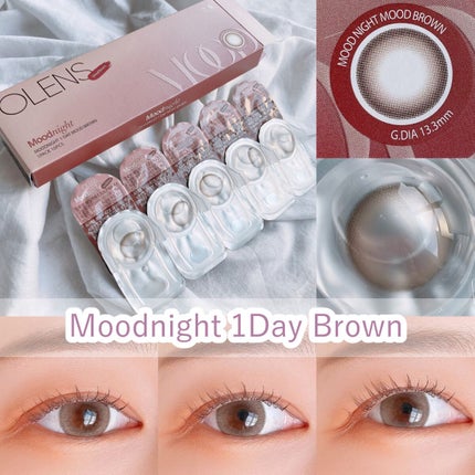 Glowy 1day/OLENS/ワンデー(1DAY)カラコンを使ったクチコミ(4枚目)