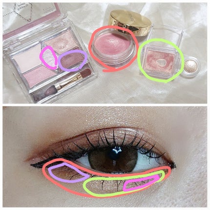 【旧品】パーフェクトスタイリストアイズ/キャンメイク/アイシャドウパレットを使ったクチコミ(4枚目)