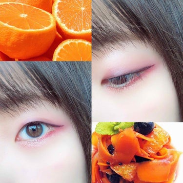 CLIO プロ アイ パレットのクチコミ「

🍊🍇

《"パーソナルカラー無視"なメイクに挑戦》


ブルベ向きのアイシャドウパレットを.....」（1枚目）