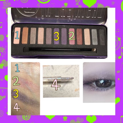 リキッド グリッター シャドウ/rom&nd/グリッターを使ったクチコミ(3枚目)