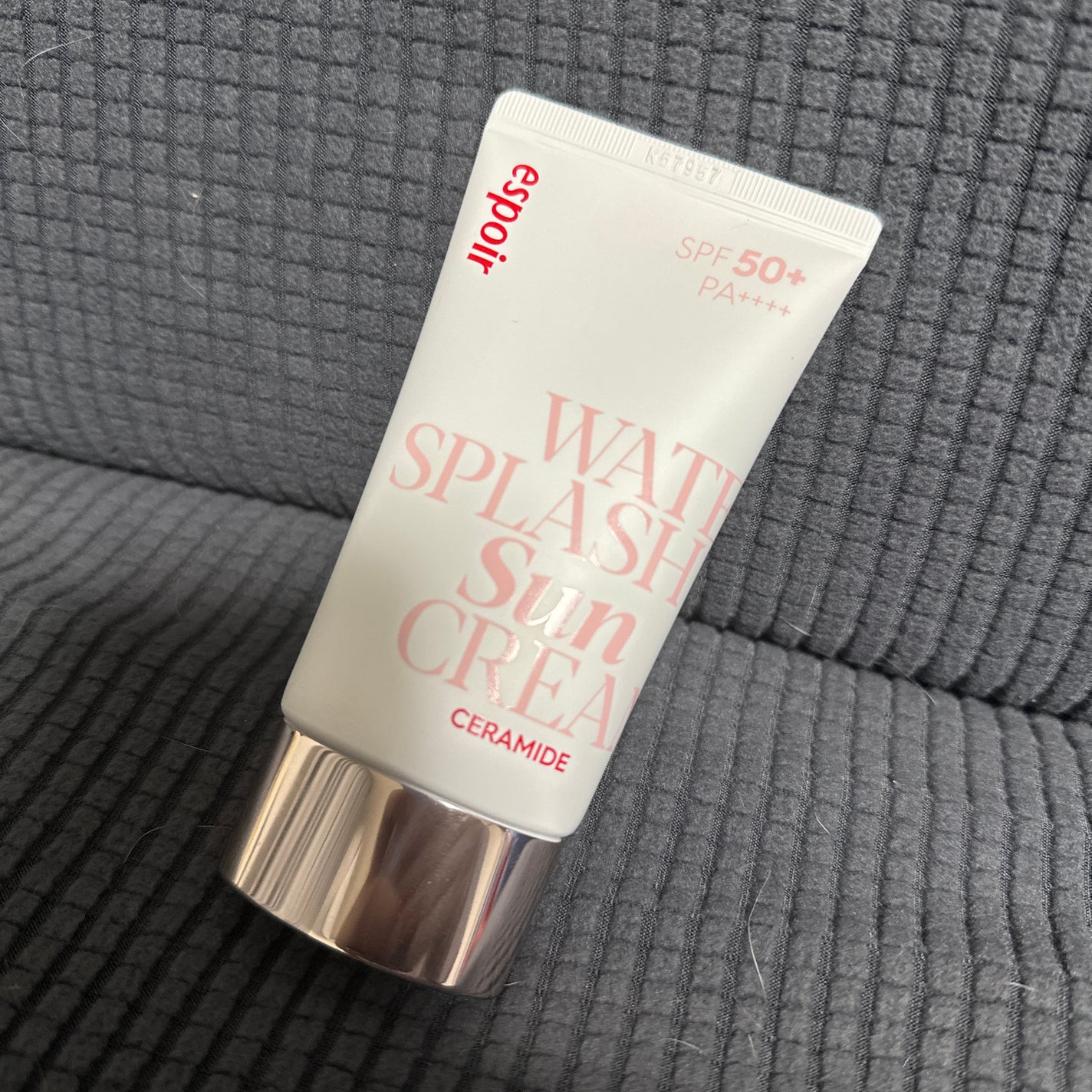 ウォータースプラッシュサンクリーム セラミド/espoir/日焼け止めクリームを使ったクチコミ(1枚目)