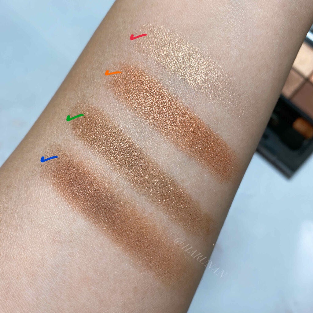 パレットアイシャドウ/&be/アイシャドウパレットを使ったクチコミ(4枚目)