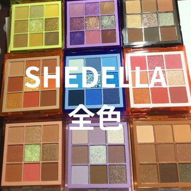  诗蒂娅九色眼影盘 (9 Colors Eye Shadow Palette)/SHEDELLA/アイシャドウパレットを使ったクチコミ（1枚目）