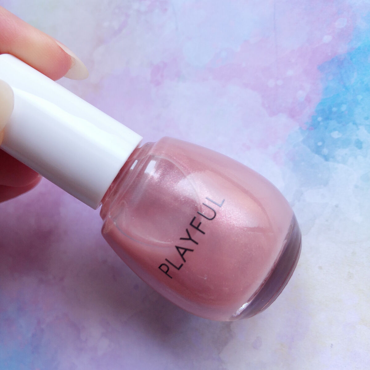 プレイフル プリズムモイストコート/PLAYFUL/オールインワンネイルを使ったクチコミ（2枚目）