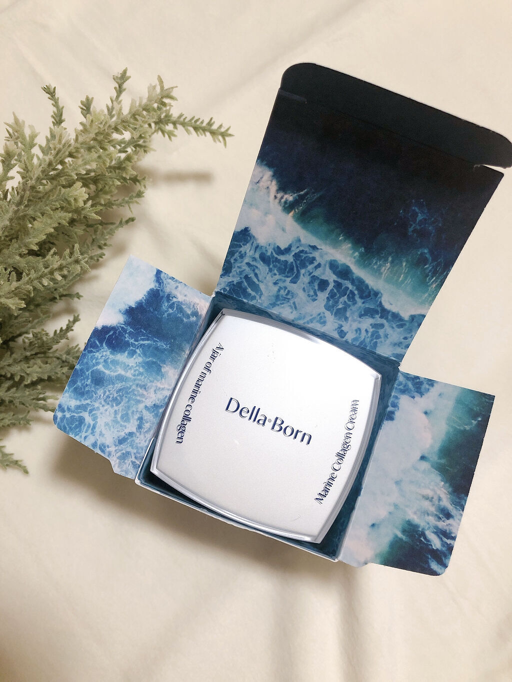 Marine Collagen Cream/dellaborn/フェイスクリームを使ったクチコミ（2枚目）