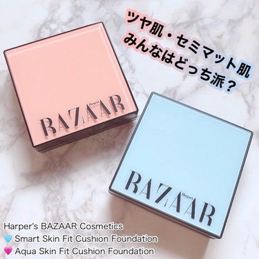 Harper's BAZAAR Cosmetics アクア スキン フィット クッション ファンデーションのクチコミ「海外ファッション誌「 Harper's BAZAAR 」から
誕生したビューティーブランド
『.....」（1枚目）