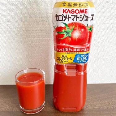カゴメトマトジュース食塩無添加/カゴメ/ドリンクを使ったクチコミ（1枚目）