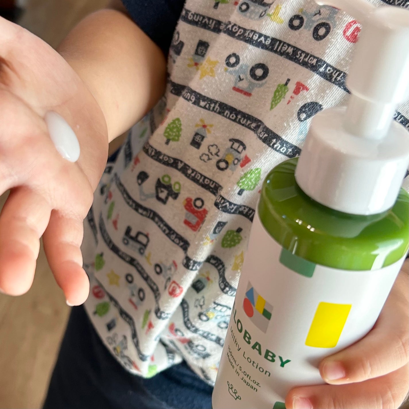 ミルクローション/ALOBABY/ボディローションを使ったクチコミ(2枚目)