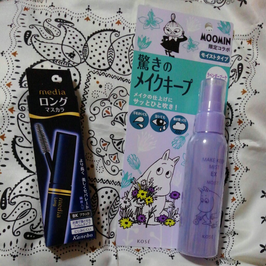 メイク キープ ミスト EX MOIST ムーミン コラボ ラベンダーブーケの香り(限定デザインボトル)/コーセーコスメニエンス/フィックスミストを使ったクチコミ（1枚目）