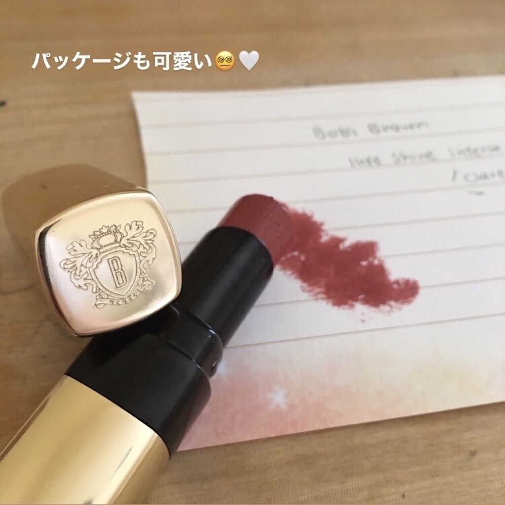 リュクス シャイン インテンス リップスティック 04 クラレット/BOBBI BROWN/口紅を使ったクチコミ（3枚目）