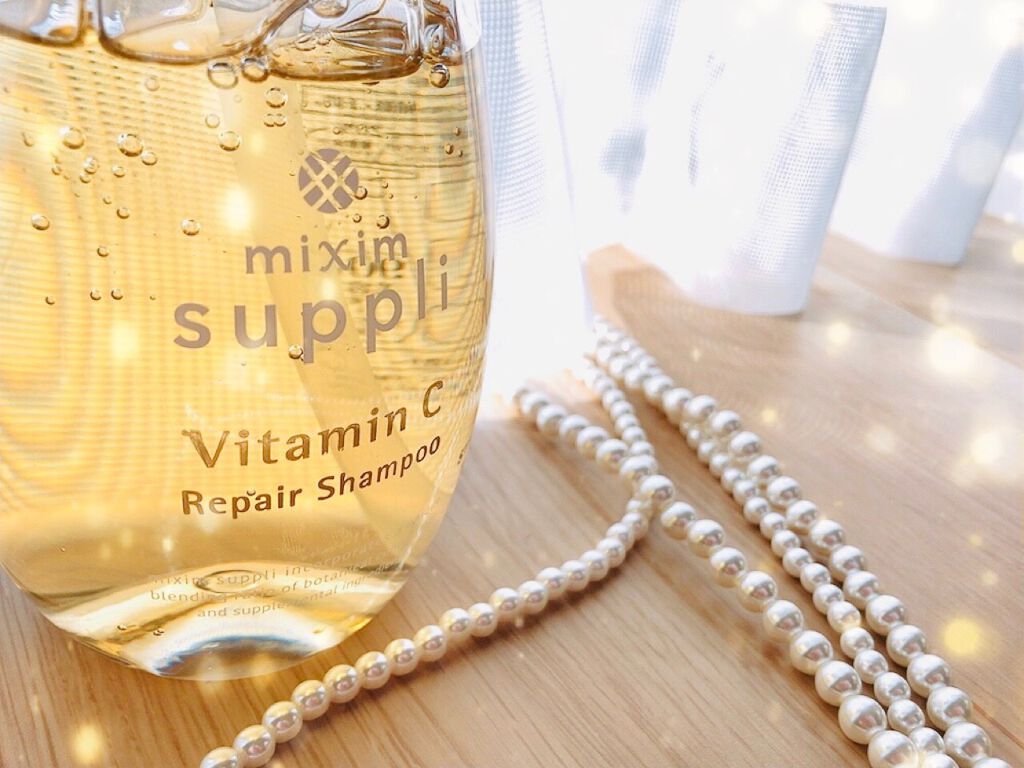 ビタミン リペアシャンプー／コラーゲン リペアヘアトリートメント シャンプー本体440ml/mixim suppli/市販シャンプーを使ったクチコミ（2枚目）