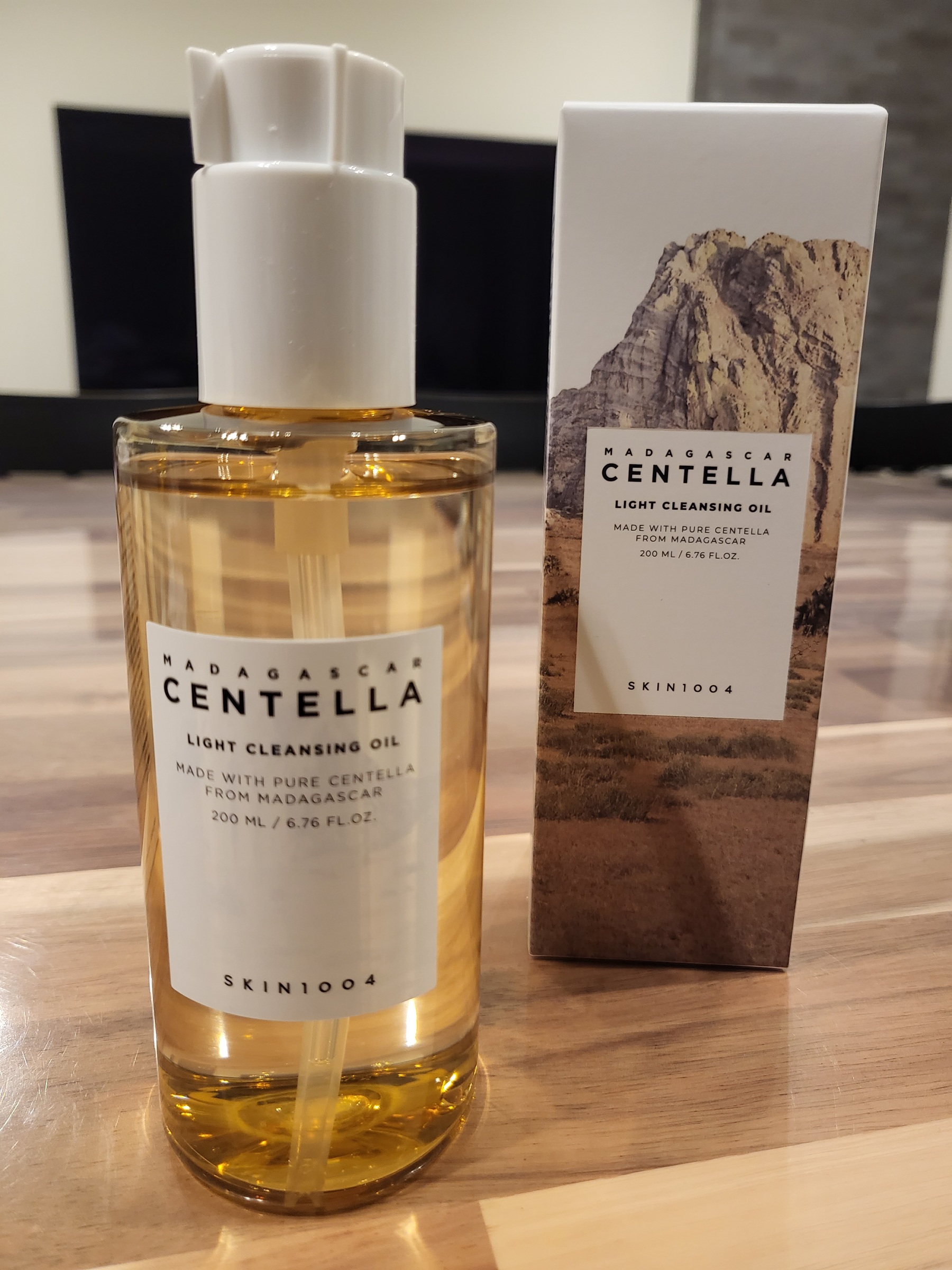 センテラ ライトクレンジングオイル/SKIN1004/オイルクレンジングを使ったクチコミ（1枚目）