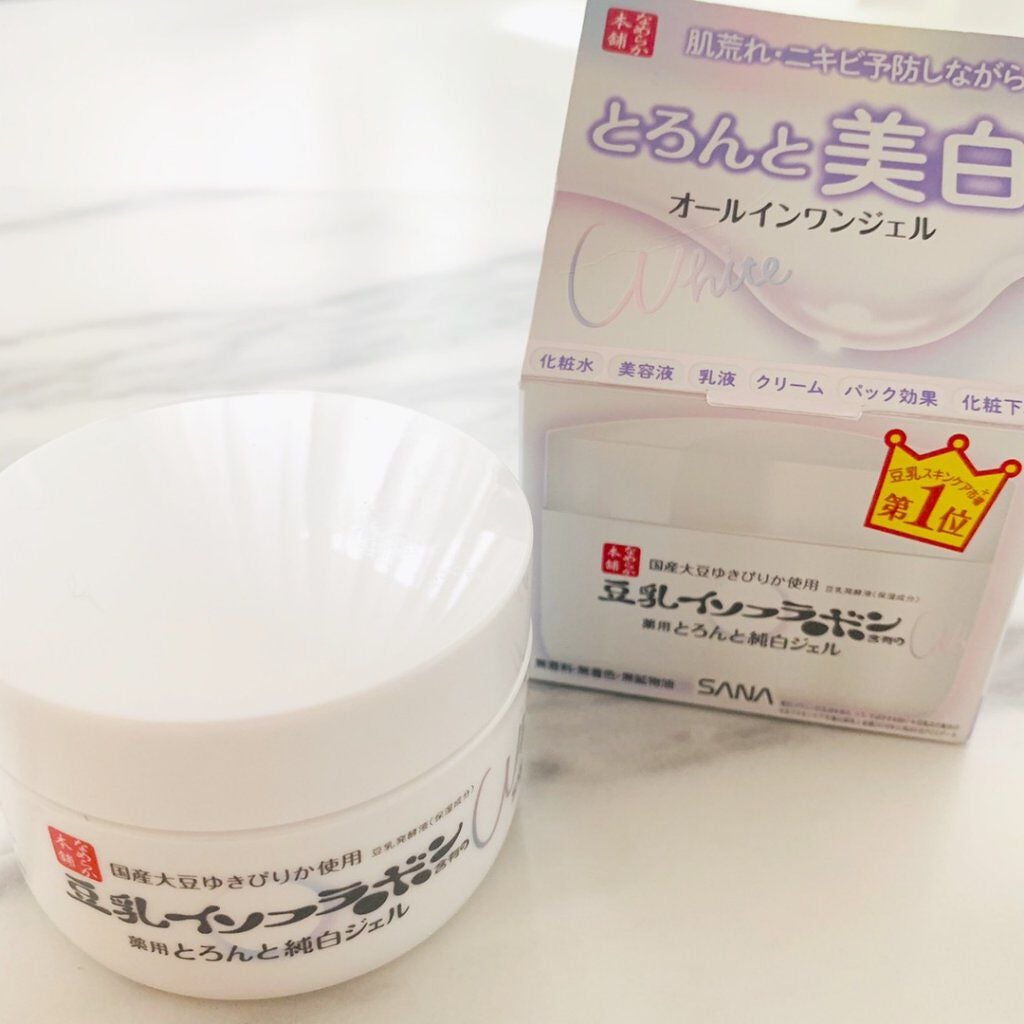 とろんと濃ジェル 薬用美白 N/なめらか本舗/オールインワン化粧品を使ったクチコミ(2枚目)